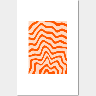 Wavy pattern Posters and Art